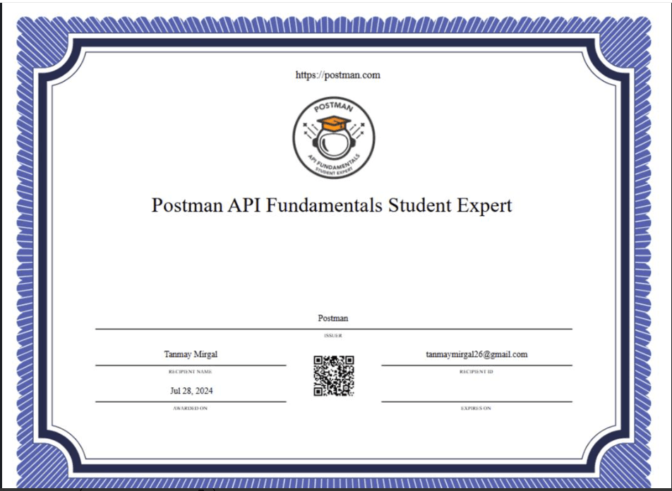 POSTMAN API FUNDAMENTALS
