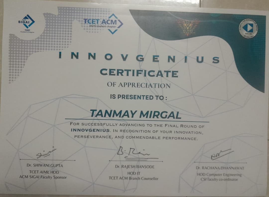 INNOVGENIUS IDEATHON ร TCS